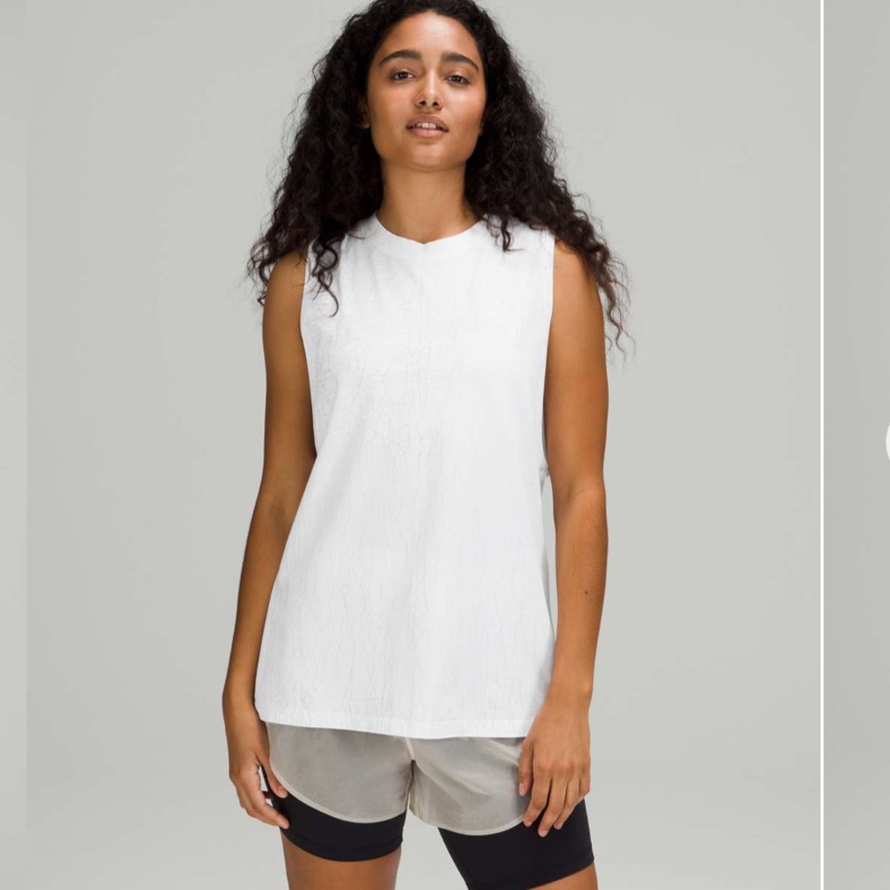 NWT Lululemon All Yours Tank White 2